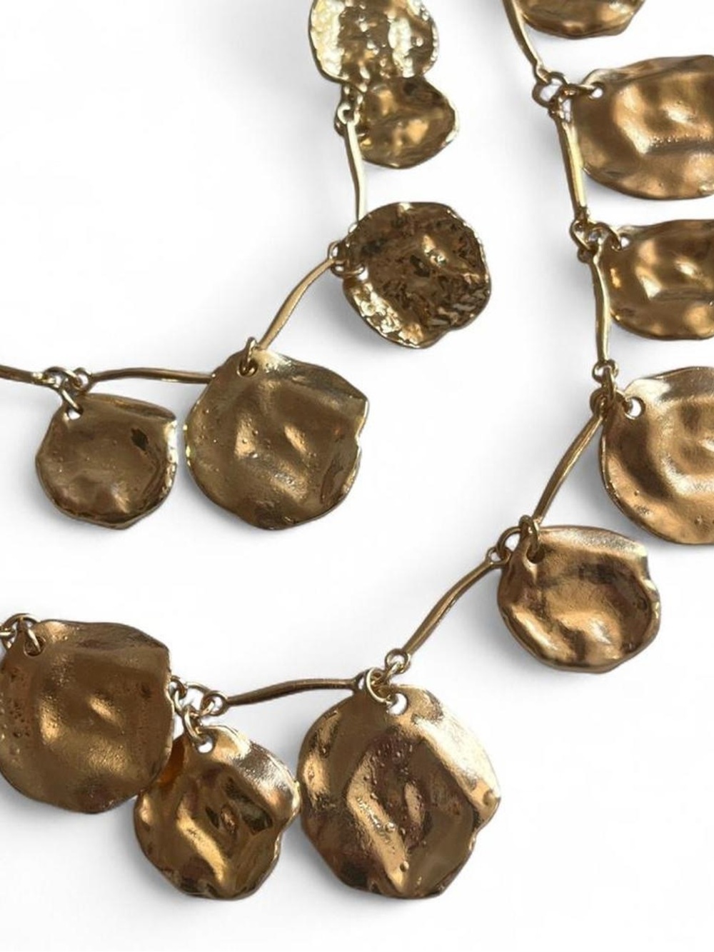 Two Gold Statement Necklaces - Picture 5 of 5